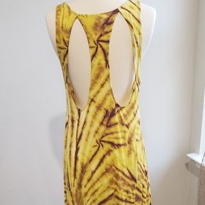 UO Staring at Stars Tie Dye High Low Dress